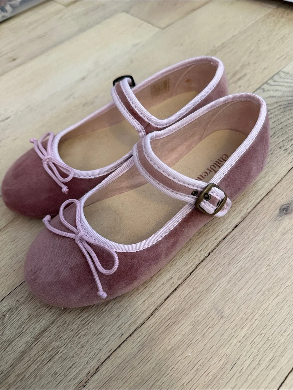 Children's Place Mauve-Pink Mary Jane Dress Shoes with Bow